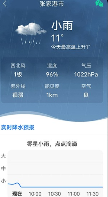 当准天气预报