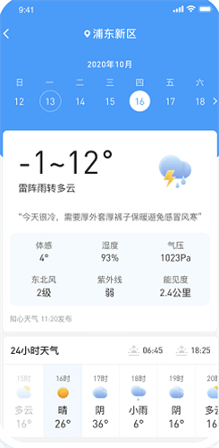 今时天气